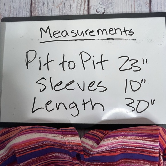 Catherines Shirt Women Size 1X Top Plus Barbie Pink Stripe Button Up BOHO - Picture 10 of 11